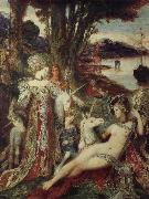 Gustave Moreau The unicorn oil on canvas